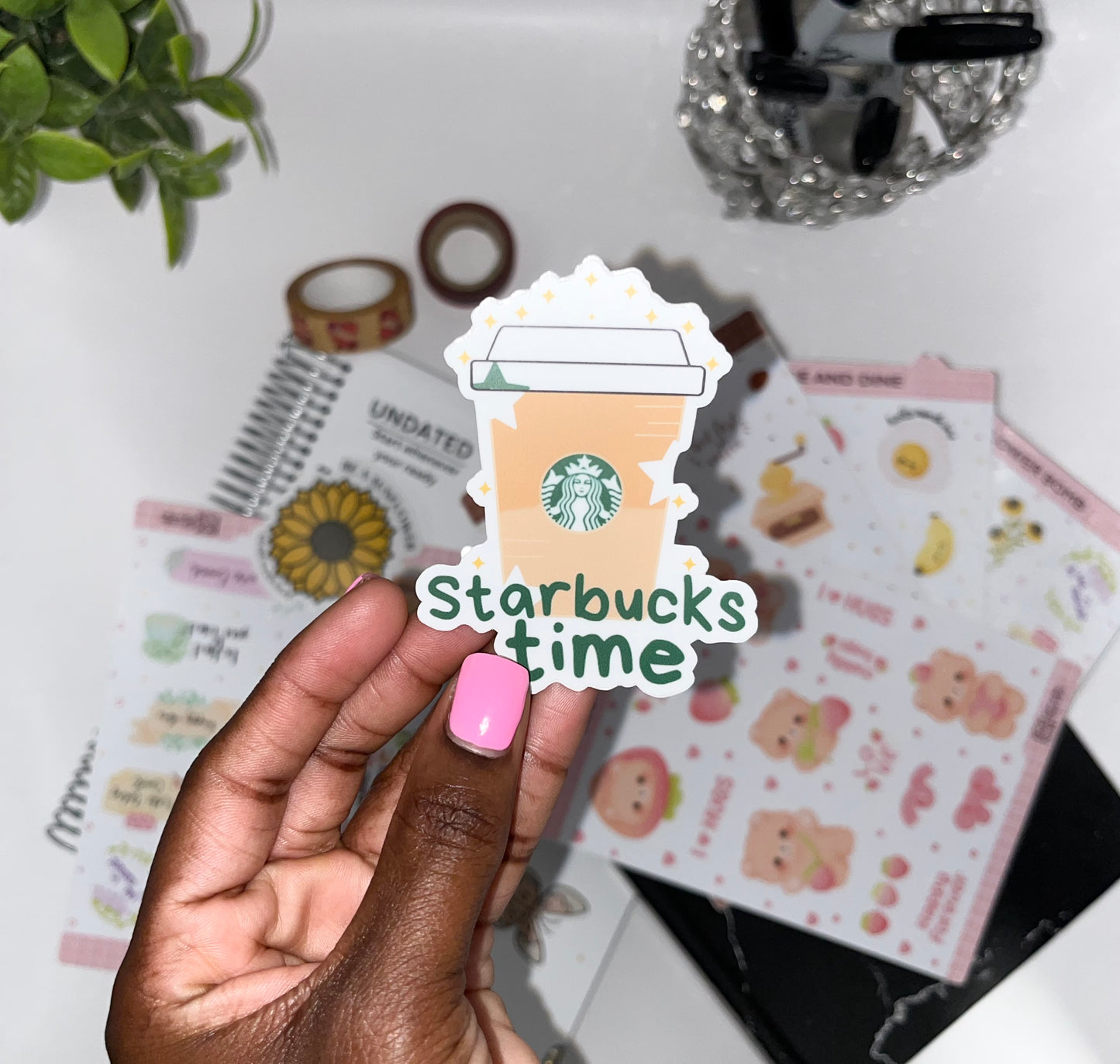 Starbucks Time sticker | 2.33 X 3 IN