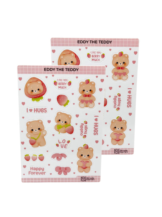 Eddy The Teddy - sticker sheets